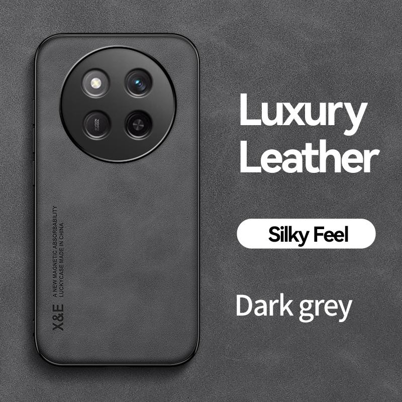 KEYSION Роскошный ретро-чехол из искусственной кожи для HONOR X9c, мягкий силиконовый + противоударный чехол для задней панели телефона из поликарбоната для Huawei Honor X9c 5G