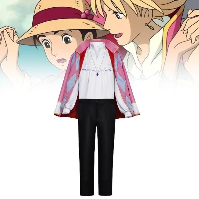 Authentic Howl's Moving Castle Cosplay Costume Soft Anime Character Outfit For Halloween