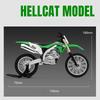 Моделирование 1:Масштаб 1/12 Модель внедорожного мотоцикла Kawasaki KX450 из сплава со звуком и светом, литая модель мотоцикла, игрушка-транспортное средство для мальчика, подарок