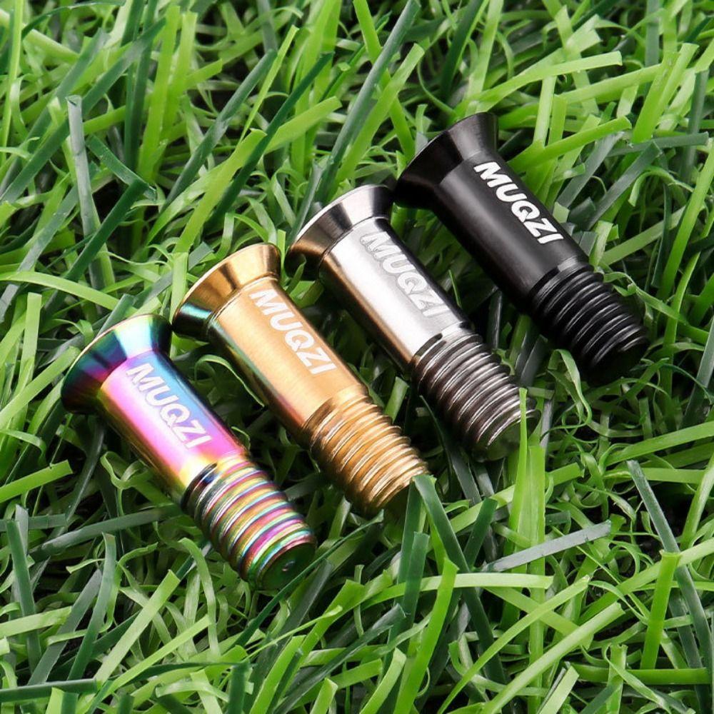 2PCS Titanium Zinc Zinc Alloy Rear Derailleur Jockey Wheel Screws Bicycle Rear Guide Wheel Screw  MTB