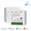 Мини DIY Умный Переключатель Tuya WiFi Модуль Выключателя Света Требуется Нейтральный Провод 2-сторонний Таймер Беспроводной Автомат Работает с Alexa Google Home