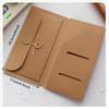 1/2PCS Portable Passport-Envelope Storage Bag Multi Purpose Kraft Paper Scrapbooking Ticket Holder Business Card Card Organizer