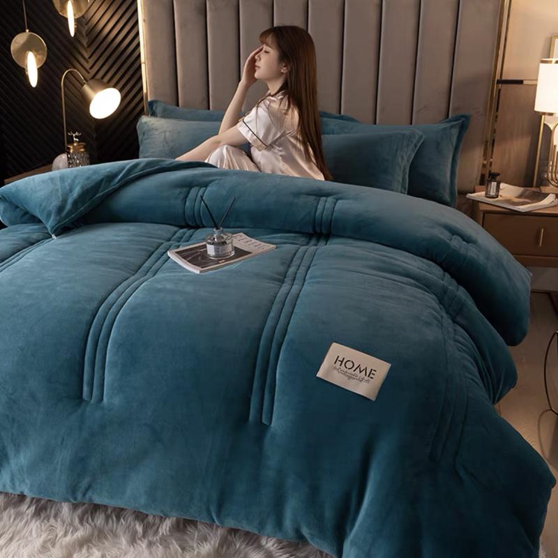 Утолщенное двухстороннее бархатное одеяло из овечьей шерсти, супер теплое зимнее одеяло, для дома, для гостиницы, односпальное, двуспальное, роскошное одеяло, мягкое одеяло, пуховые одеяла