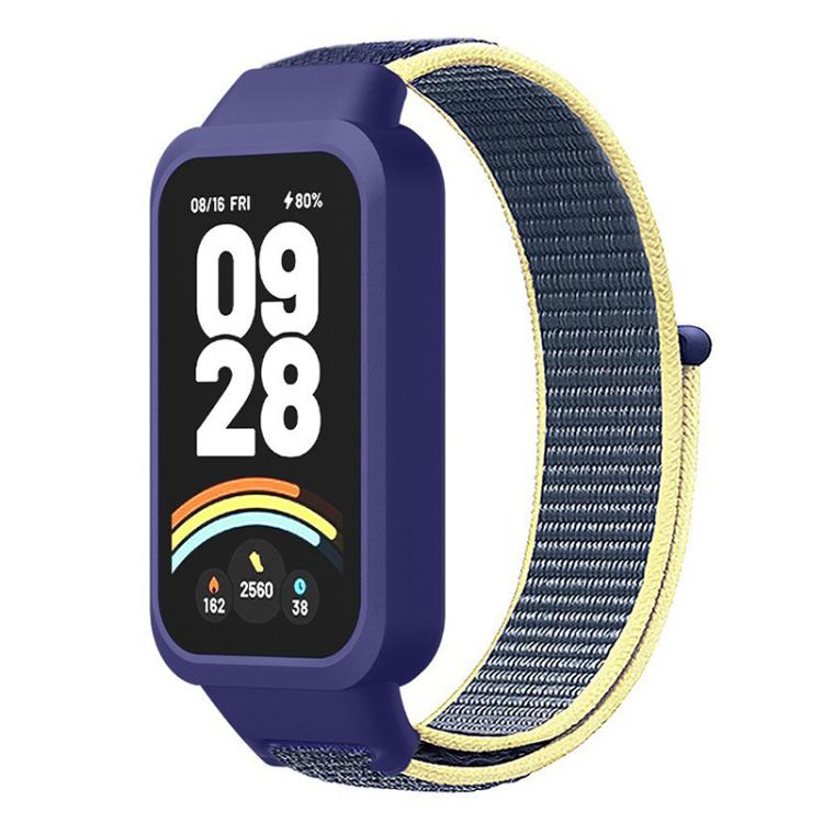 Нейлоновый ремешок со встроенной петлей и пластиковым покрытием для Xiaomi Smart Band 9 Active / Redmi Band 3, Запасной ремешок, Только ремешок