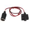 Адаптер гнезда прикуривателя OBD2, 16-контактный Т-образный разъем, шнур питания для автомобилей с OBD