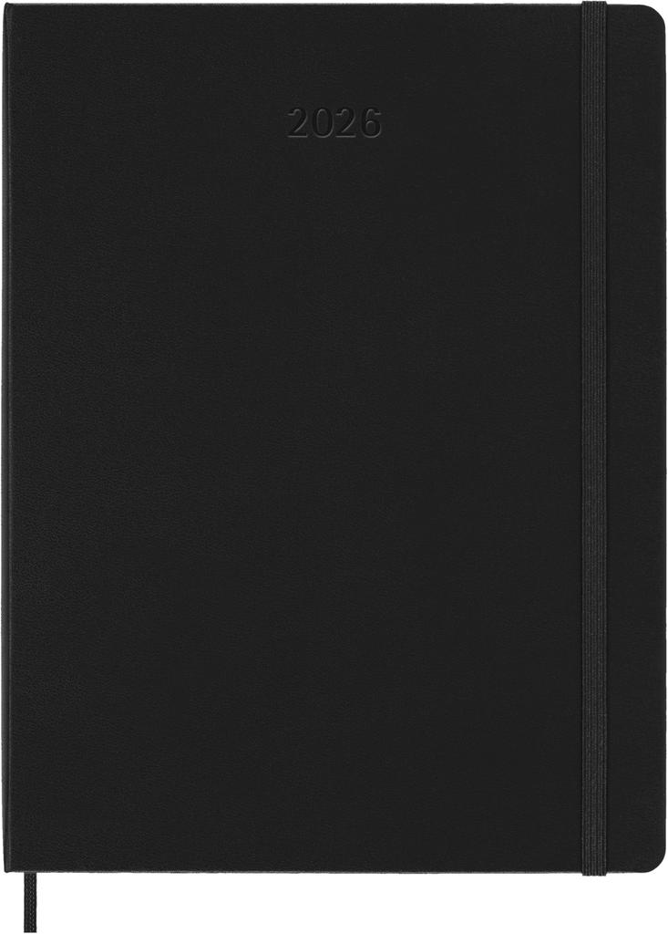 Moleskine 2026 Weekly XL Size x Starts Model DHB12WN4Y26 Planner, 12-Month Diary, (19cm 25cm), Hardcover, Black, January,