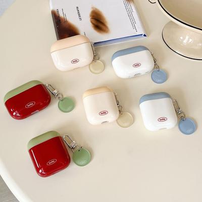 Подходит для Apple AirPods 1/2/3/4-го поколения AirPods Pro2 Простой беспроводной Bluetooth чехол для наушников Защитный чехол