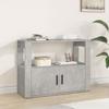 819456 vidaXL Buffet Concrete Grey 80x30x60 Cm Engineered Wood