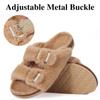 Тапочки Asgard Plush Clog для женщин с пробковой стелькой, пушистые, с поддержкой свода стопы, модные женские мягкие подошвы, уютные, пушистые, домашние тапочки