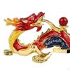 Статуя китайского дракона, статуэтка, скульптура сокровищ для