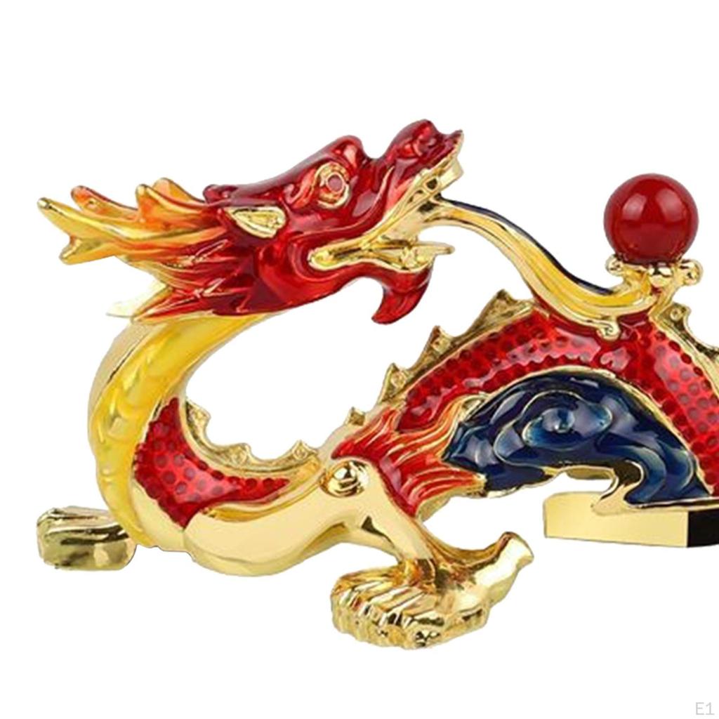 Статуя китайского дракона, статуэтка, скульптура сокровищ для