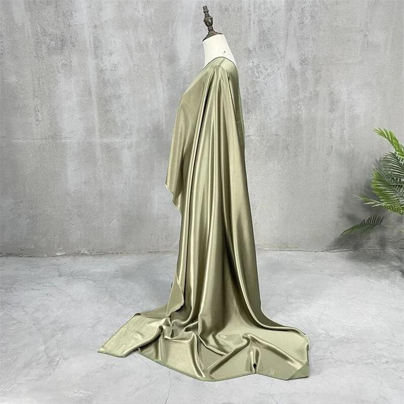 100x150 см уксуснокислотный атласный материал перламутровый шелк гладкий чонсам для платья ткань оптовая продажа ткани на метр своими руками для шитья