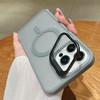 Роскошный магнитный противоударный чехол для телефона для iPhone 16 15 14 Plus 13 12 11 Pro Max Для Magsafe Беспроводной зарядки Подставка для объектива Крышка