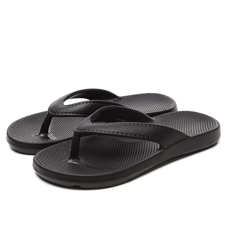 Flip-flops Men's Summer Foot Pinch Non-slip Wear-resistant Beach Cool Slippers Men's Summer Wear