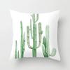 Nordic Style Tropical Plant Cactus Pattern Cushion Cover Sofa Car Office Pillowcase Home Decor