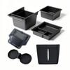 Double Layer Stackable Center Console Storage Box Insert Tray For Tesla Model Y L 2026 Long Wheelbase 6 Seater LWB Accessories