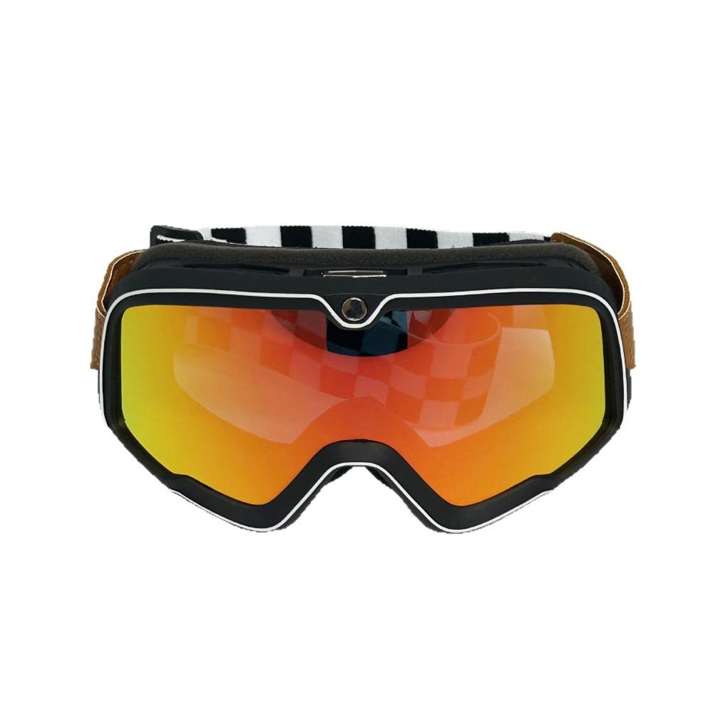 Goggles Motorcycle Goggles, Retro Harley SUV Riding Windproof and Sand Proof Day and Night Universal Helmet Glasses