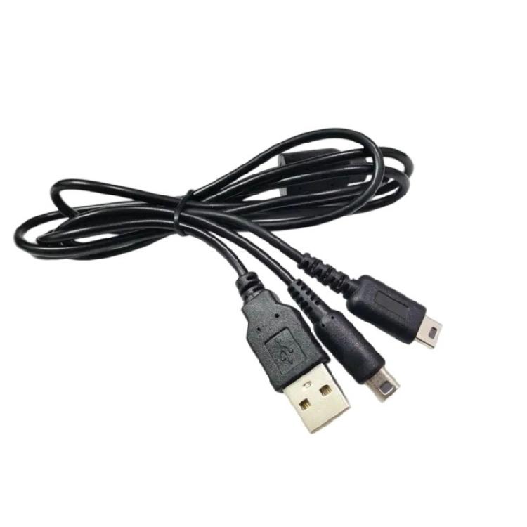 1pc/2pcs Portable Charging Wire USB Charging Cable 47in Data Cord for Game Console Power Cable Gaming Accessory