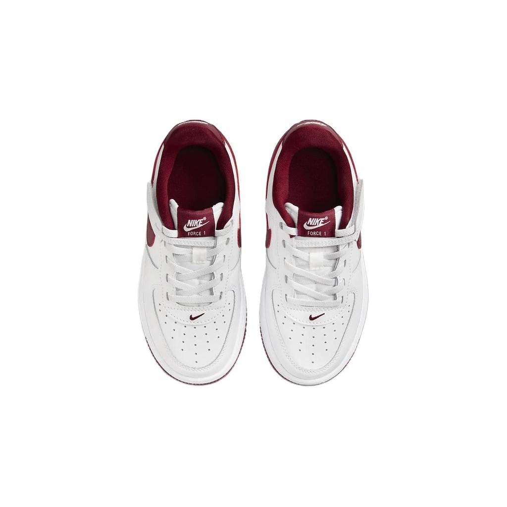 Nike Детские кроссовки Force 1 Low EasyOn PS White Team красные FN0237-105