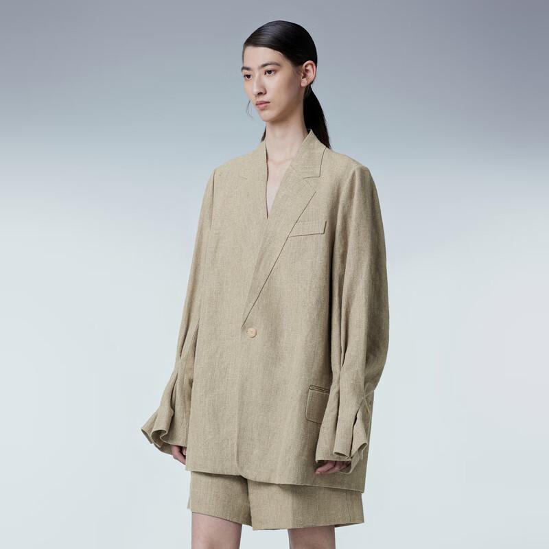 JNBY ESG Linen Blend Loose Fit Blazer
