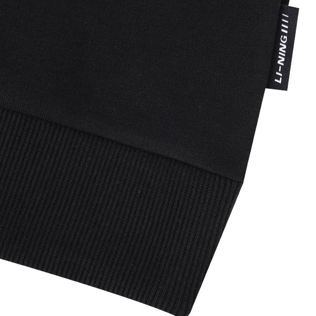 Li-Ning Sweatshirts Men's Black Crew Neck Moderate