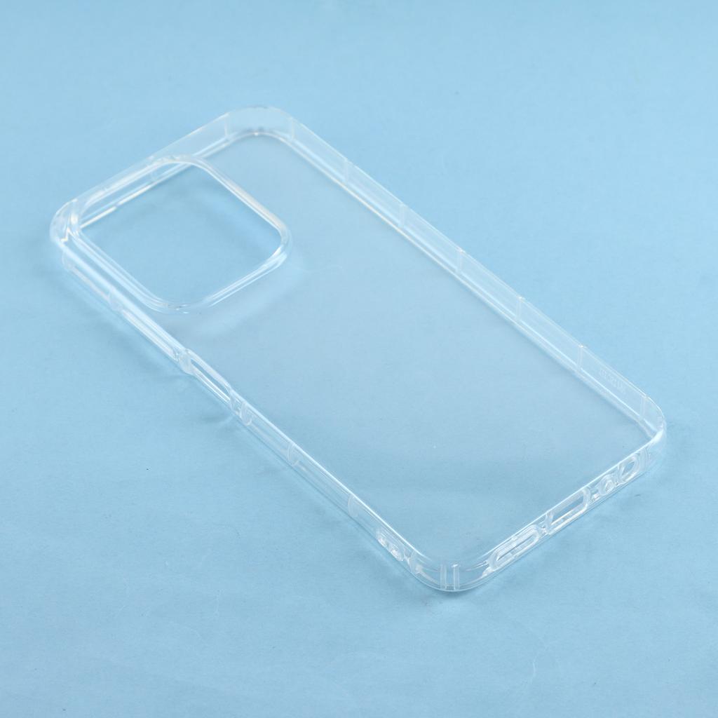 Для Xiaomi Redmi 15C 4G (Глобальный) (171 мм)/Poco C85 4G (171 мм) Прозрачный ТПУ чехол-накладка на заднюю панель телефона с защитой подушками безопасности