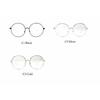 Oversized Round Metal Anti Blue Light Woman Reading Glasses Men Clear Lens Vintage Eyeglasses Presbyopia Large Computer Goggles
