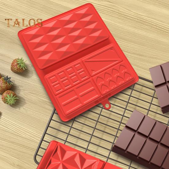 Силиконовая форма для шоколада с начинкой, квадратные формы для пищевого батончика, легко моющиеся, универсальные формы для выпечки домашних сладостей
