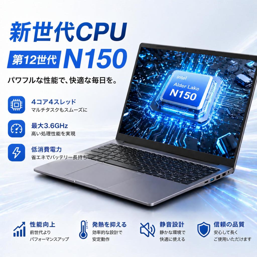 MonstaStorage Windows 12th Generation N150 Full HD IPS 16GB DDR5 512GB NVMe Office Software Numeric Design Laptop, 11, Processor, 15.6-inch LCD,