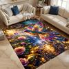 1PC Gemstone hummingbird with butterfly Carpet for Living Room Bedroom Sofa Home Decor Rus Non-slip Floor Mat Luxury Gift