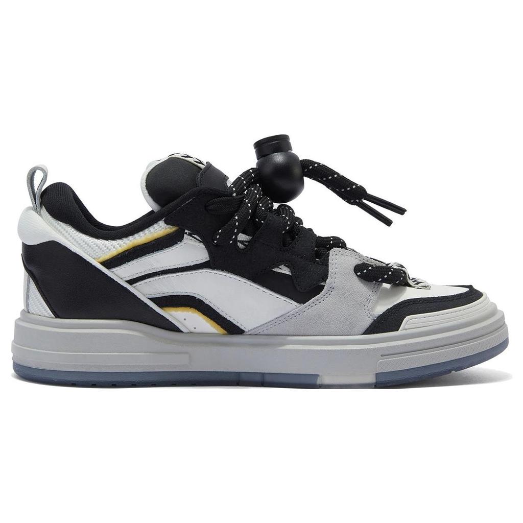 Li Ning Swag удобные мягкие эластичные нескользящие износостойкие низкие кроссовки Gourd Lock с низким верхом для скейтбординга женские кроссовки черные AECT054-3