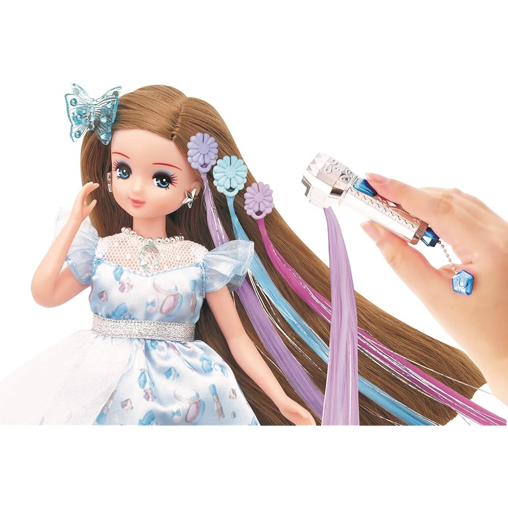 Takara Tomy Licca-chan Doll Tsubasa Blue Outfit Change Toy for Pretend Play Ages 3 and Up