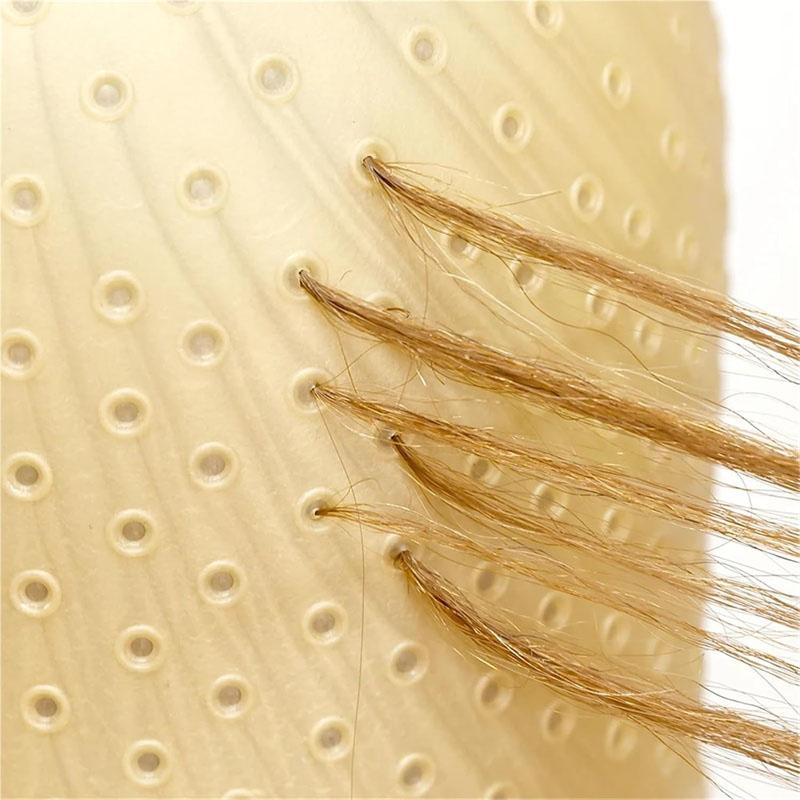 BEPAN 2pcs Silicone Hair Coloring Cap with Hook Needle Reusable Highlight Dyeing Frosting Dyeing Hats Salon Hairdressing Coloring Tool