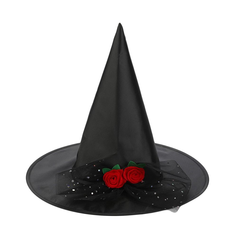 Винтажная шляпа ведьмы, портативный реквизит для косплея, фестивальное украшение, шляпа магической академии