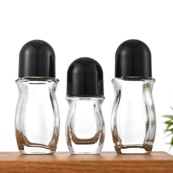 Стеклянные роллер-бутылочки с шариком, герметичные, с плавным ходом, стеклянные флаконы-дозаторы, бутылочки для ароматерапии и массажа, для эфирных масел