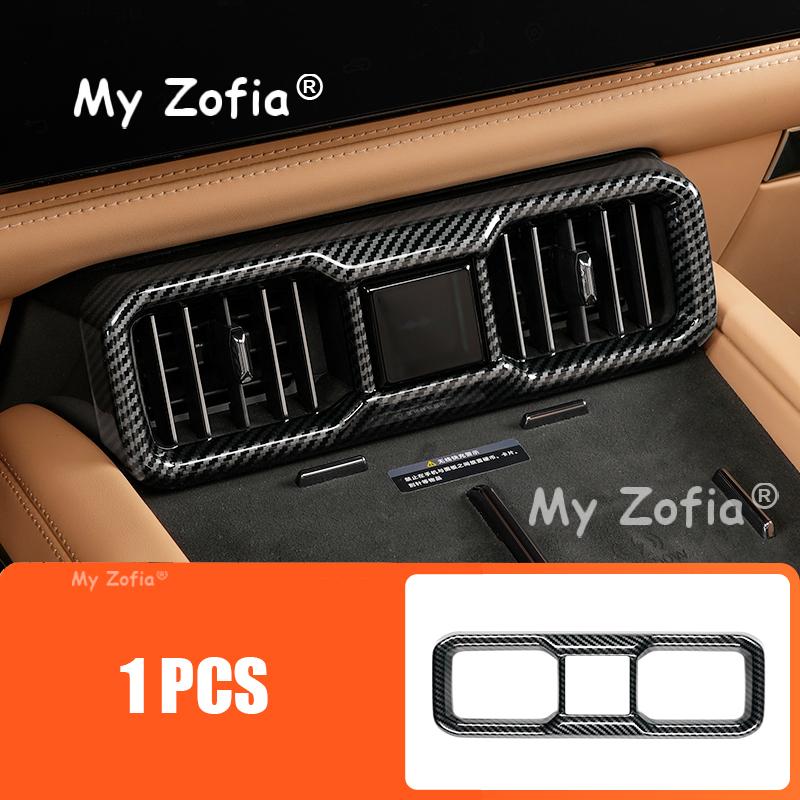 For Leopard 8 DENZA B8 2025 2026 Car Carbon Fiber Pattern Gear Shift Panel Trim Button Switch Panel Protection Cover Accessories