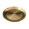 ZISIZ 304 Stainless Steel Round Korean BBQ & Serving Plate