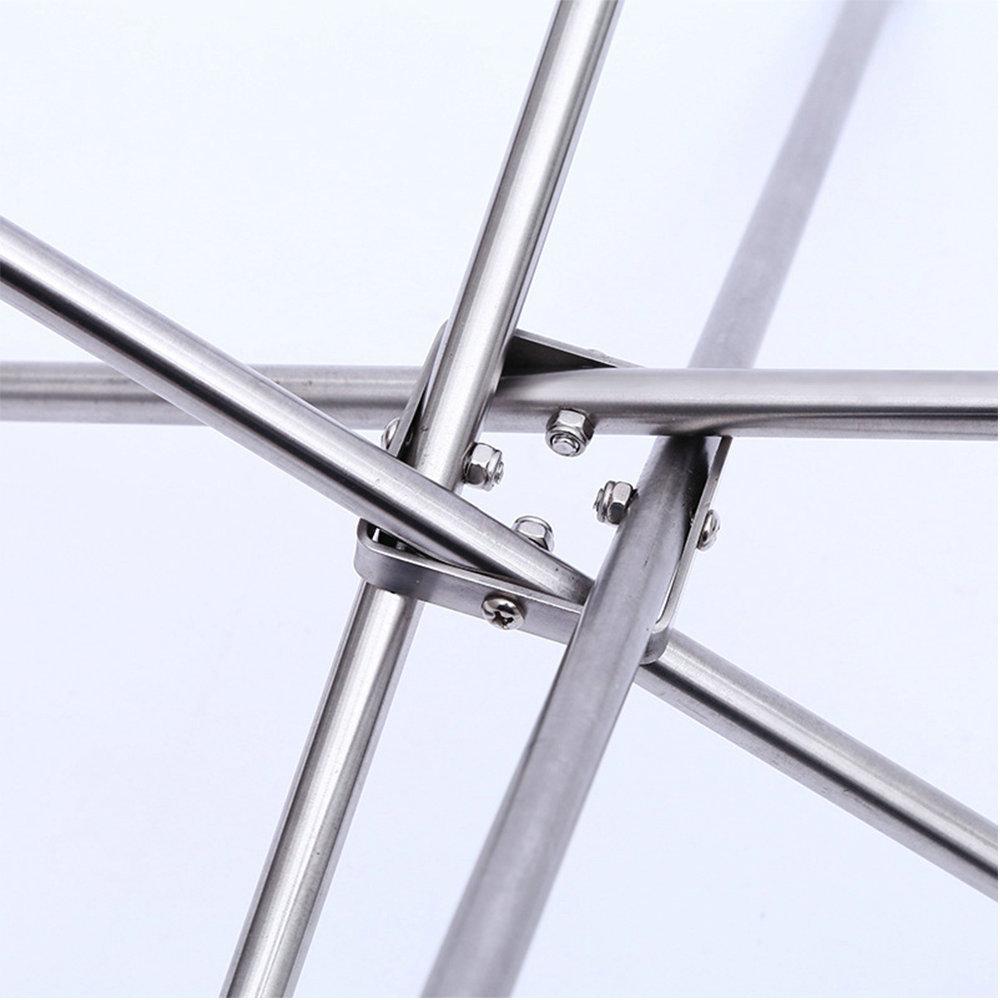 Портативный камин из нержавеющей стали, складной сетчатый камин с сумкой для переноски, термостойкий на открытом воздухе