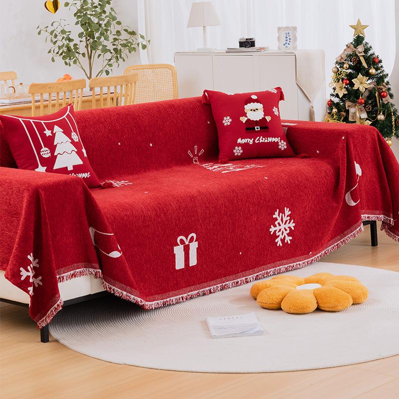 Slipcover Chenille Christmas Sofa Cover Four Seasons Universal Sofa Blanket Cover Sofa