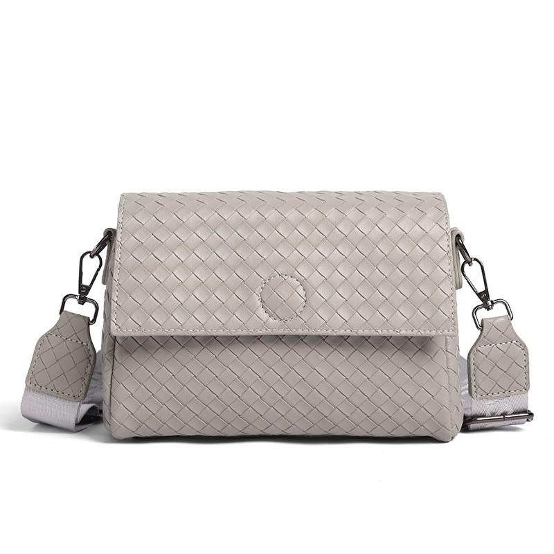 Тканая сумка-мессенджер с тиснением, сумка с двойным плечевым ремнем, ручная сумка, наплечная сумка кросс-боди для женщин