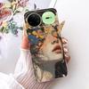 Прозрачный чехол-крышка для Huawei Nova 15 Pro, милый котик, модные цветы, роскошный окрашенный корпус для Huawei KLE-AL00U