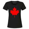 Canada Red Maple Leaf Women's T-Shirt Canadian Flag Shirt