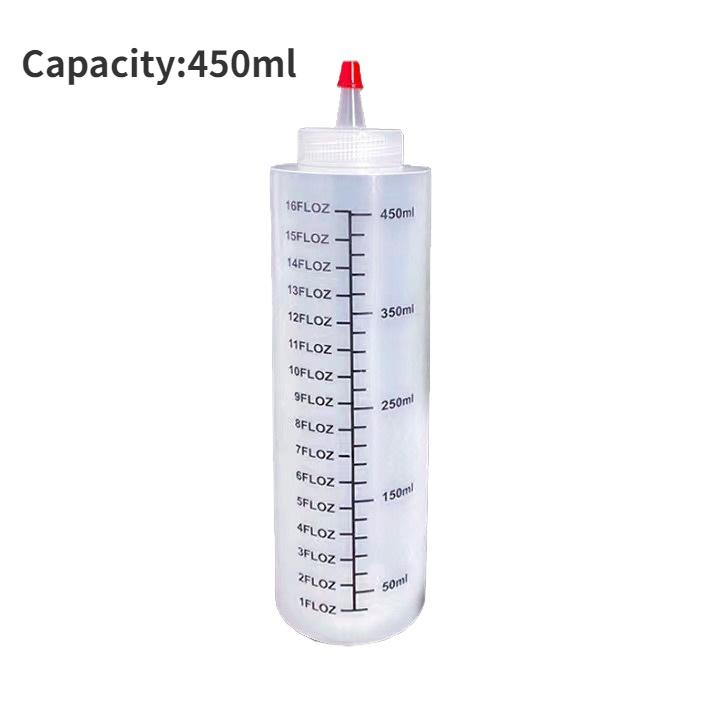 120/250/450ml Sharp-pointed Squeeze Sauce Bottle Ketchup Bottle Salad Dressing Squeeze Bottle Single-hole Squeeze Gravy Boats