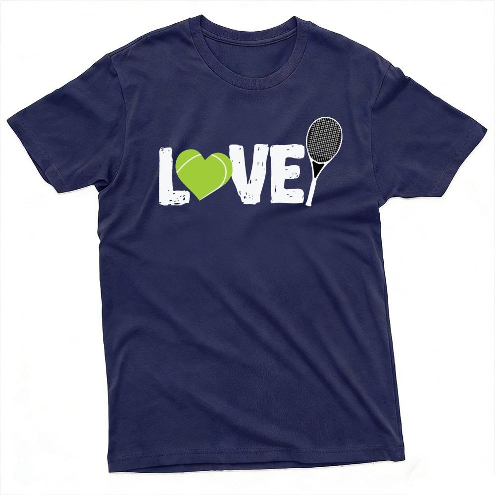 Tennis Love Graphic Tshirt Vintage Distressed Print Short Sleeve Tee Casual Sports Tennis Lover Gift Cotton Daily Wear Tops