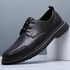 Британский стиль Мужская повседневная кожаная мужская обувь Удобная деловая роскошная мужская обувь для джентльмена Базовая обувь для мужчин