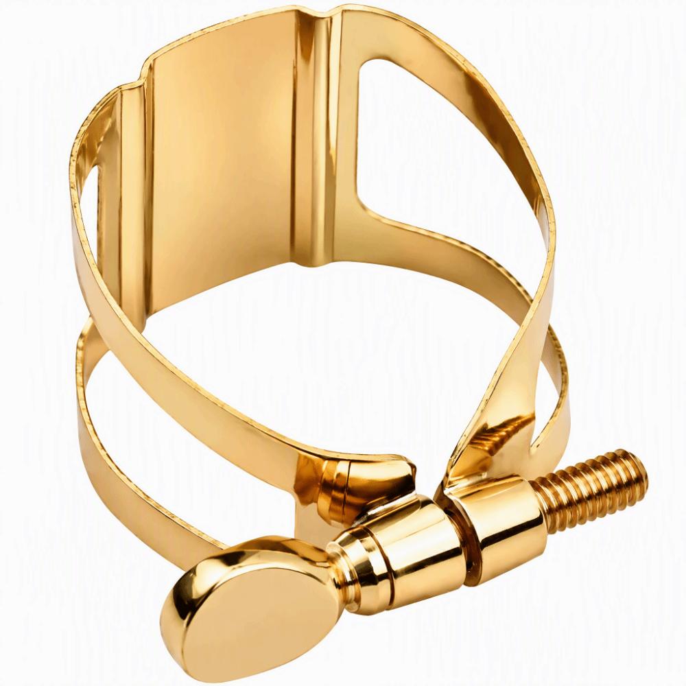 Metal Mouthpiece Ligature Golden Metal Sax Ligature Alto Saxophone Ligature For Saxophone
