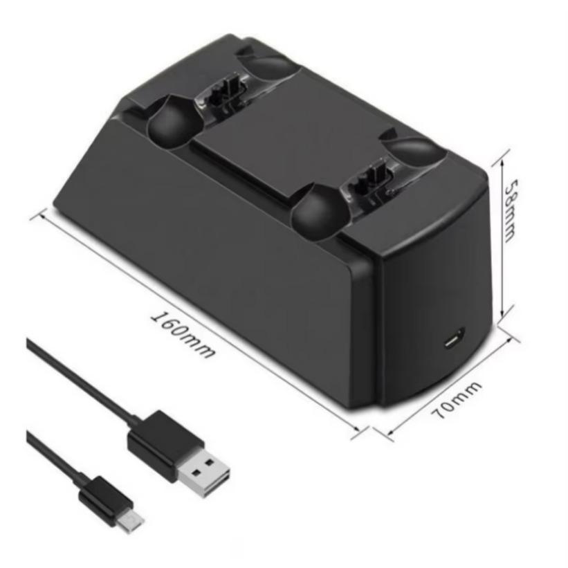 Двойная USB-зарядная станция для контроллеров PS4, быстрая зарядка, док-станция для Sony Playstation 4 Slim Pro, подставка для геймпада/джойстика