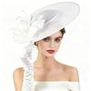 Exquisite Mesh Bow Headband French Vintage Kentucky Hat Fashion Tea Party Hat  Photography