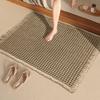 Коврик для ванной комнаты, впитывающий напольный коврик с нескользящей основой, моющийся вафельный коврик для ванной комнаты, прихожей, ванны и душа