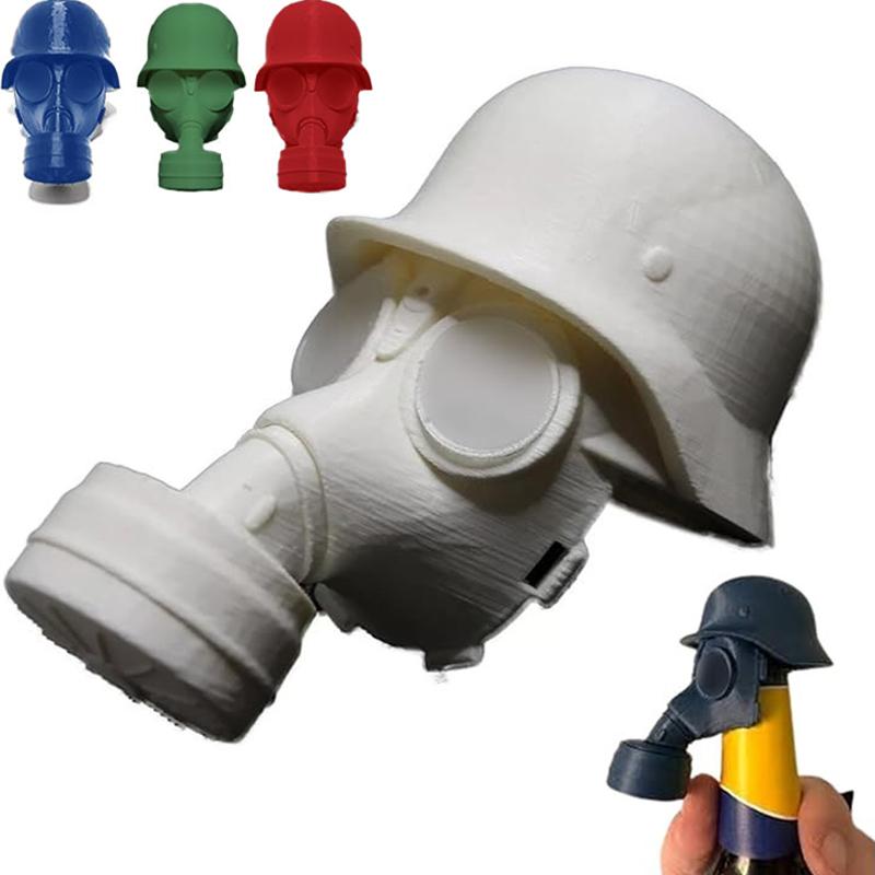 Gm-30 Крышка от пивной бутылки Забавный шлем-противогаз Крышки от пивных бутылок Многоразовые Защитники от пыли Крышка Подарки для любителей пива
